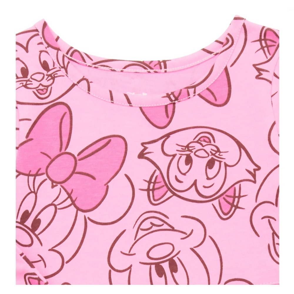 Disney Minnie‎ Mouse Girls Toddler Size: 2T Dress Pink Pullover Long Sleeve NWT - Picture 3 of 9